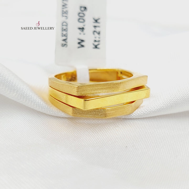 Turkish Ring Made of 21K Gold by Saeed Jewelry 