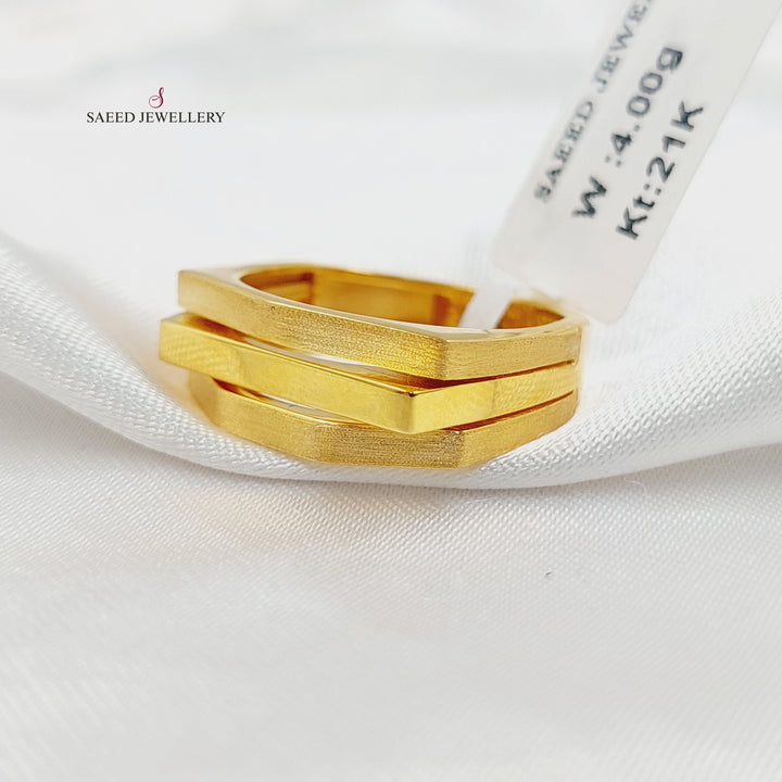 Turkish Ring Made of 21K Gold by Saeed Jewelry 