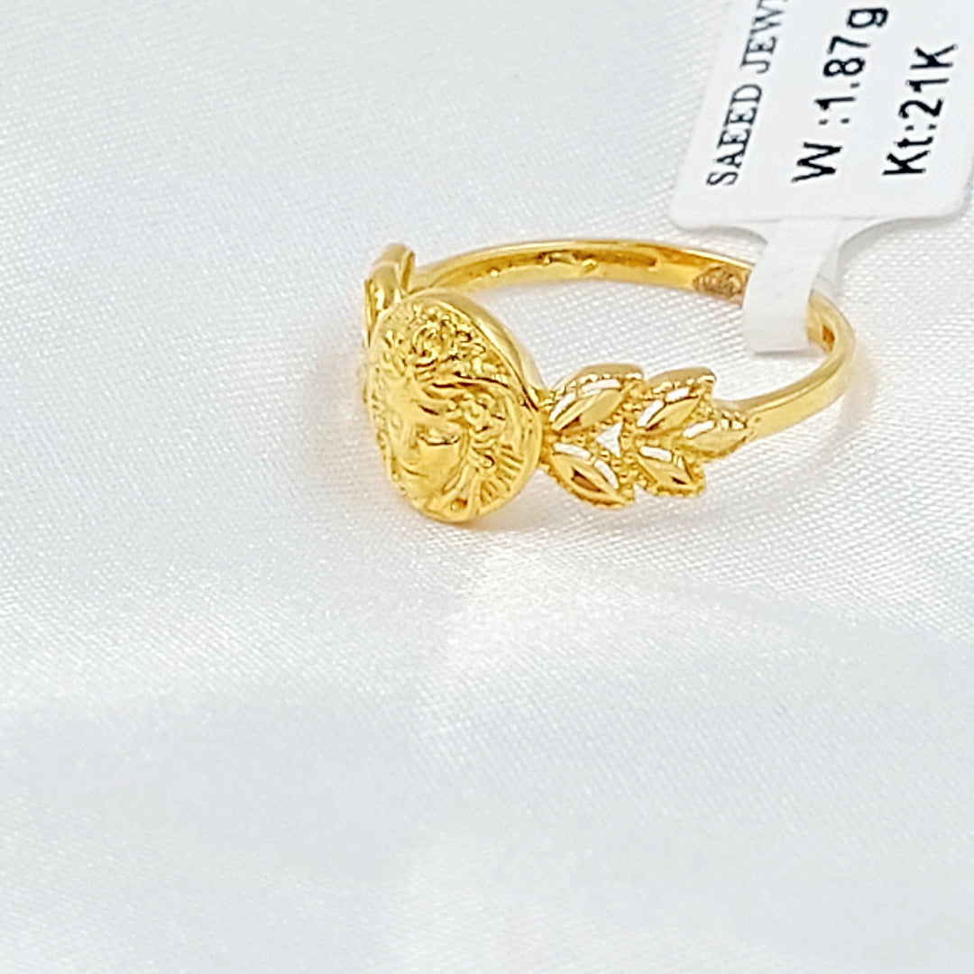 Virna Ring Made of 21K Gold by Saeed Jewelry 