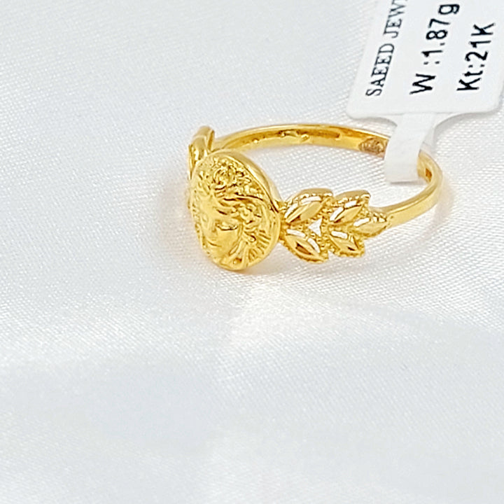 21K خاتم فيرنا-مجوهرات الشيخ سعيد-Saeed Jewelry 