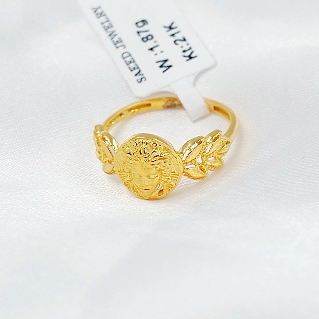 21K خاتم فيرنا-مجوهرات الشيخ سعيد-Saeed Jewelry 