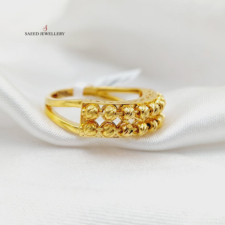 21K Gold Balls Ring by Saeed Jewelry - Image 2