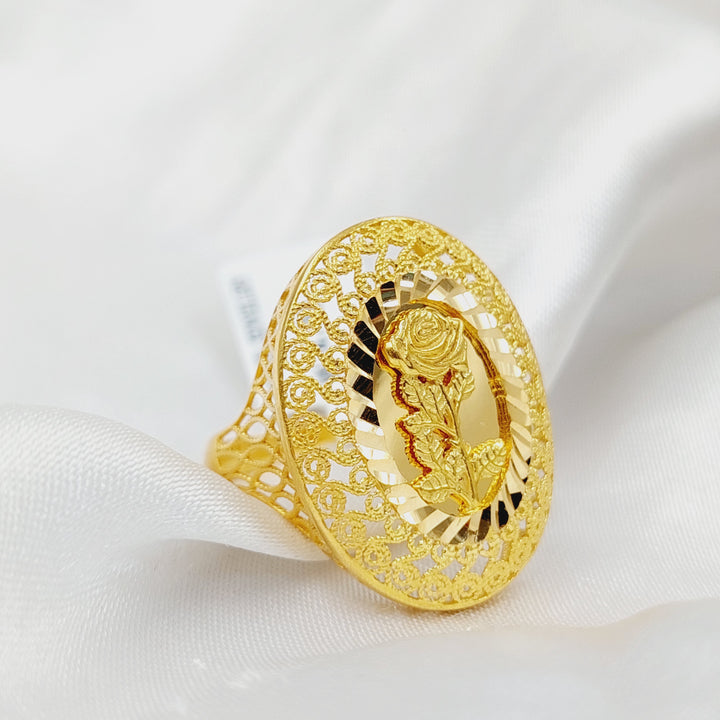 21K Gold Ounce Ring by Saeed Jewelry - Image 1