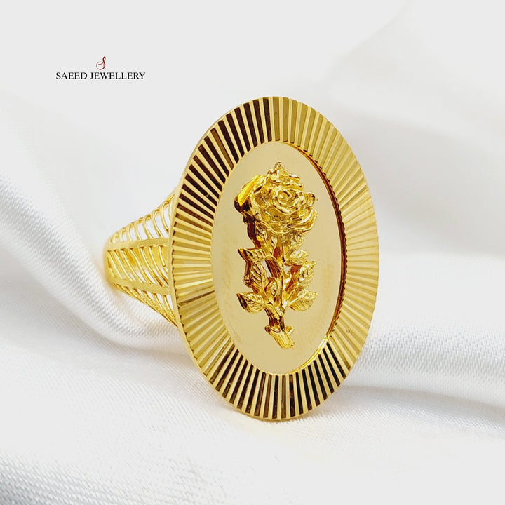 21K Gold Ounce Ring by Saeed Jewelry - Image 1