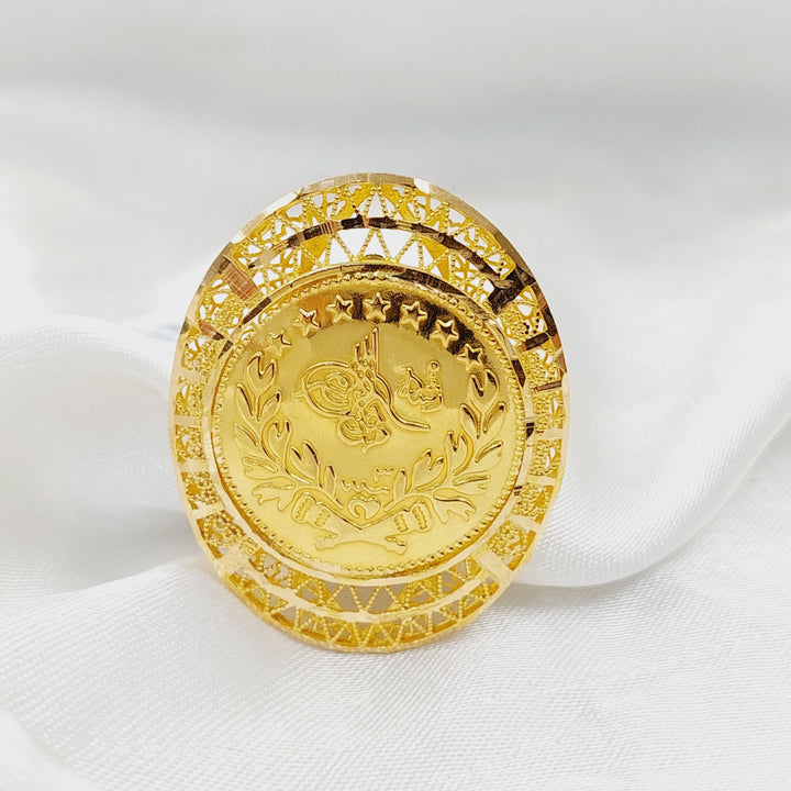 21K Gold Rashadi Ring by Saeed Jewelry - Image 3