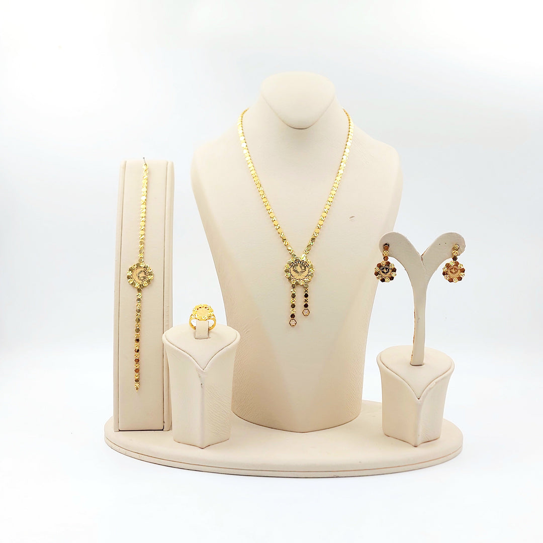 21K طقم رشادي اكسترا-مجوهرات الشيخ سعيد-Saeed Jewelry 
