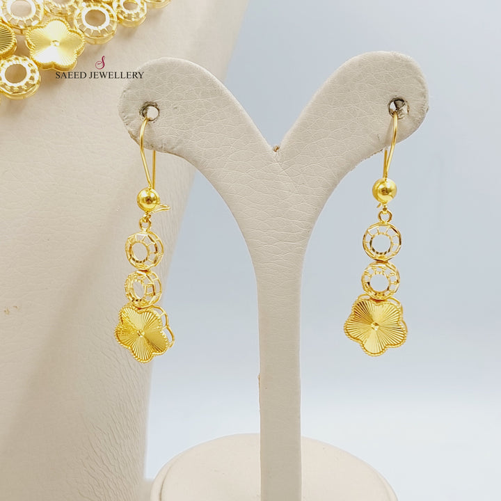 21K Gold Clover Set by Saeed Jewelry - Image 2