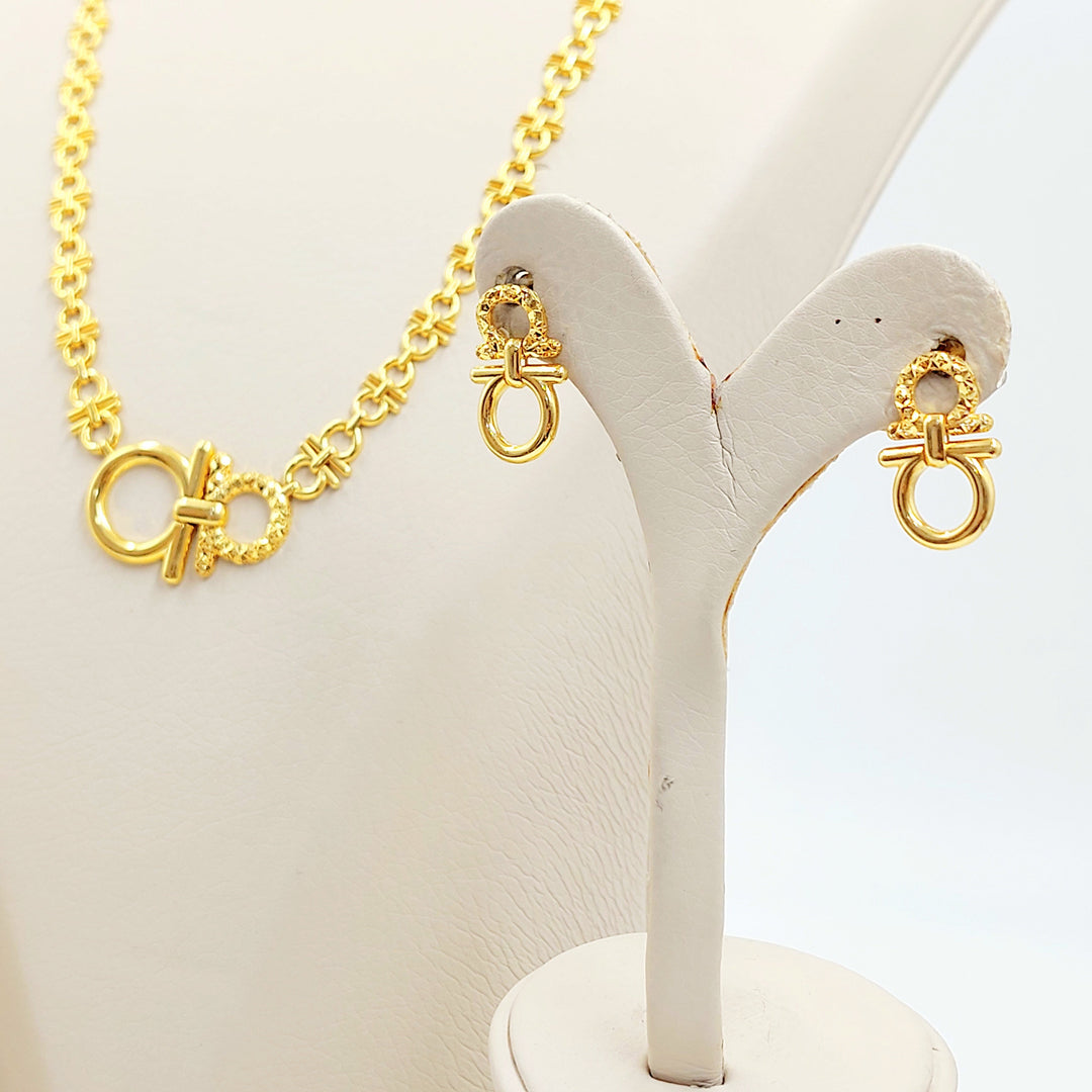 Deluxe Set Made of 21K Gold by Saeed Jewelry 