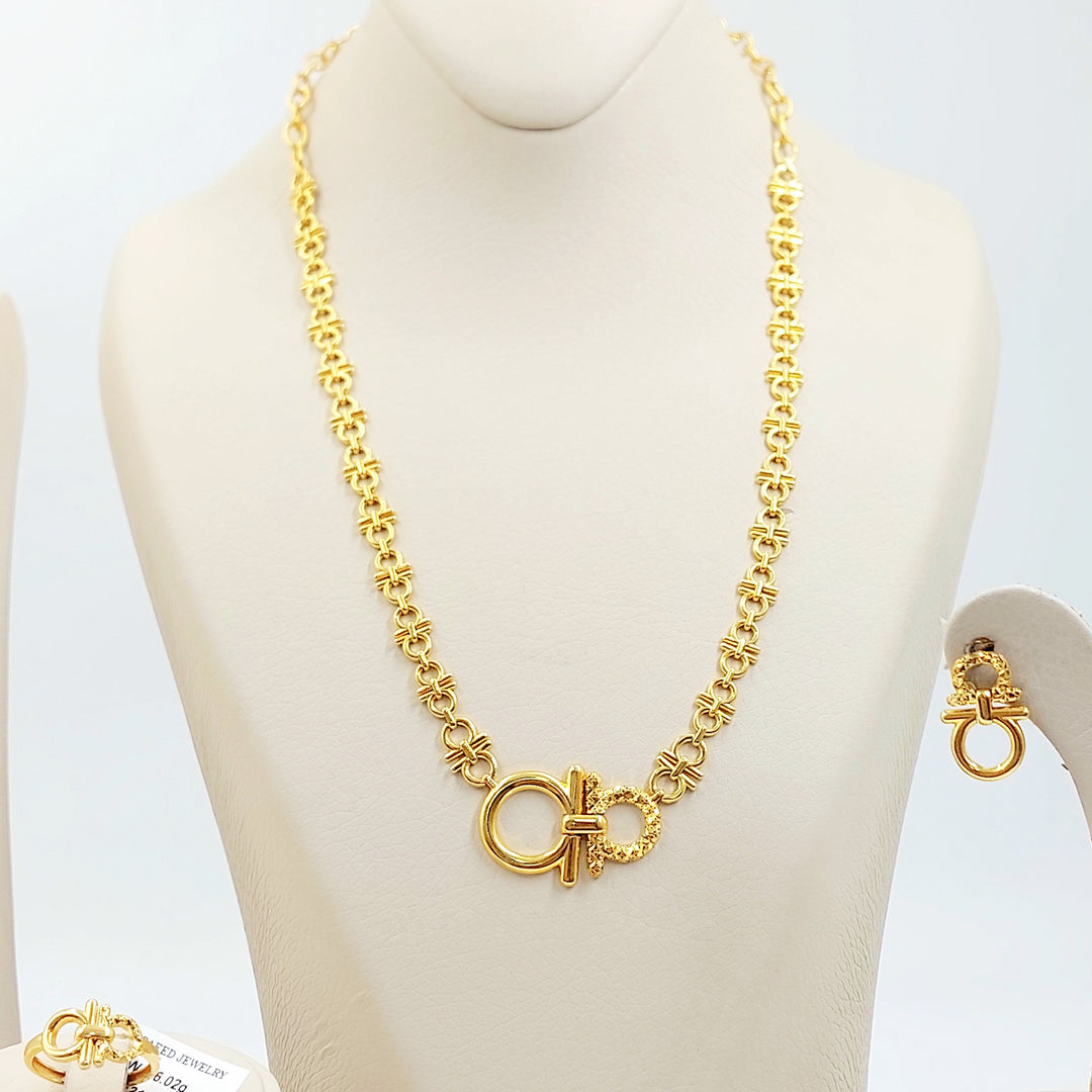 Deluxe Set Made of 21K Gold by Saeed Jewelry 