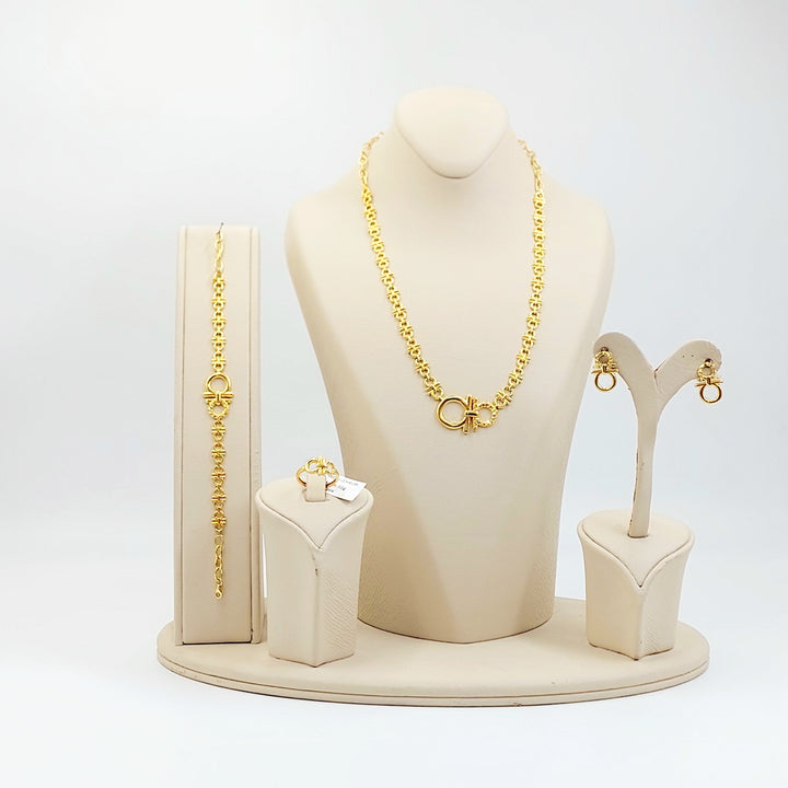 Deluxe Set Made of 21K Gold by Saeed Jewelry 