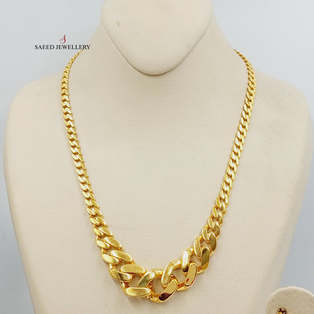 21K Gold Deluxe Cuban Links Set by Saeed Jewelry - Image 4