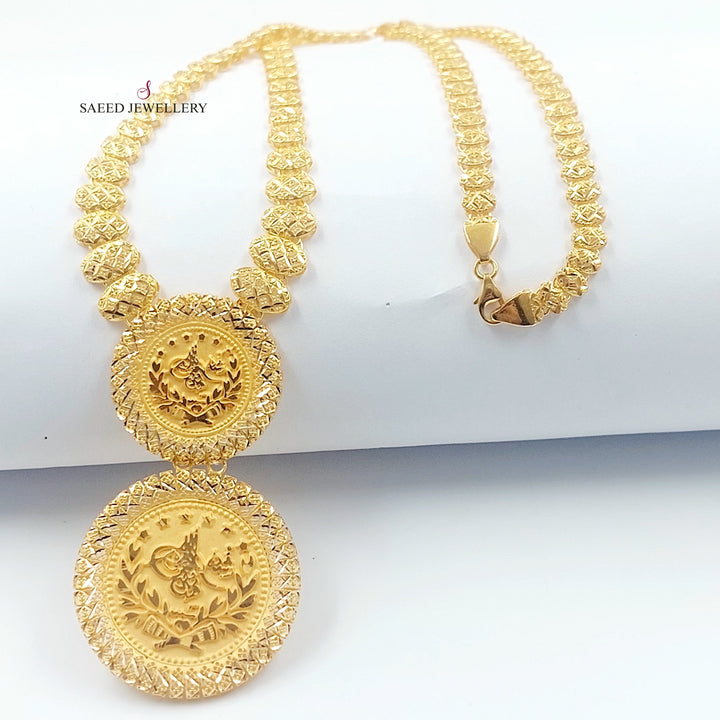 Deluxe Rashadi Set Made of 21K Gold by Saeed Jewelry 