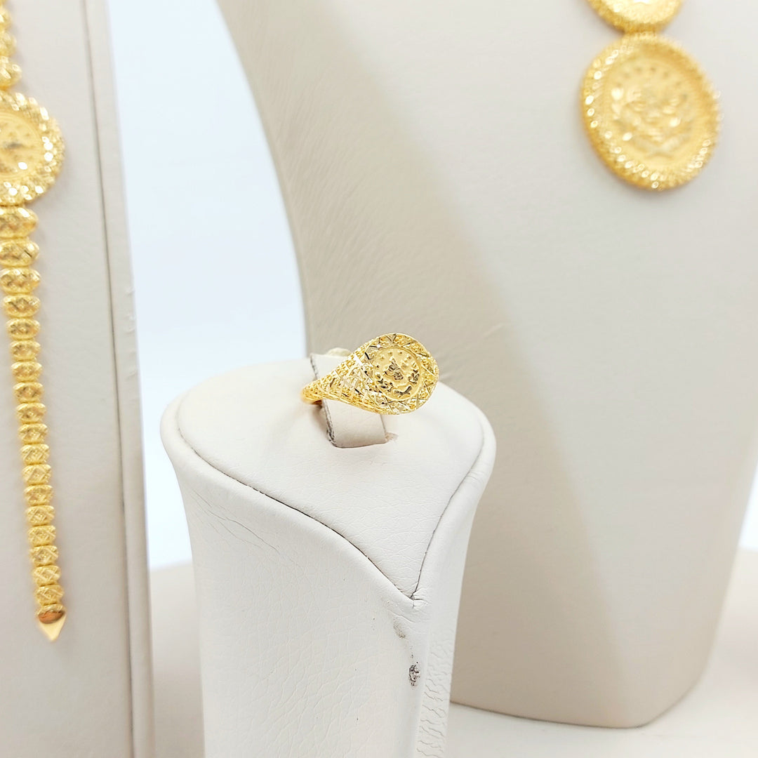 Deluxe Rashadi Set Made of 21K Gold by Saeed Jewelry 