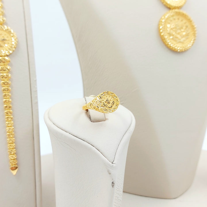 Deluxe Rashadi Set Made of 21K Gold by Saeed Jewelry 