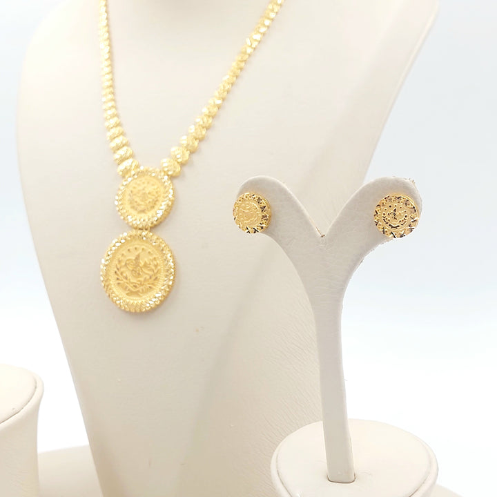 Deluxe Rashadi Set Made of 21K Gold by Saeed Jewelry 