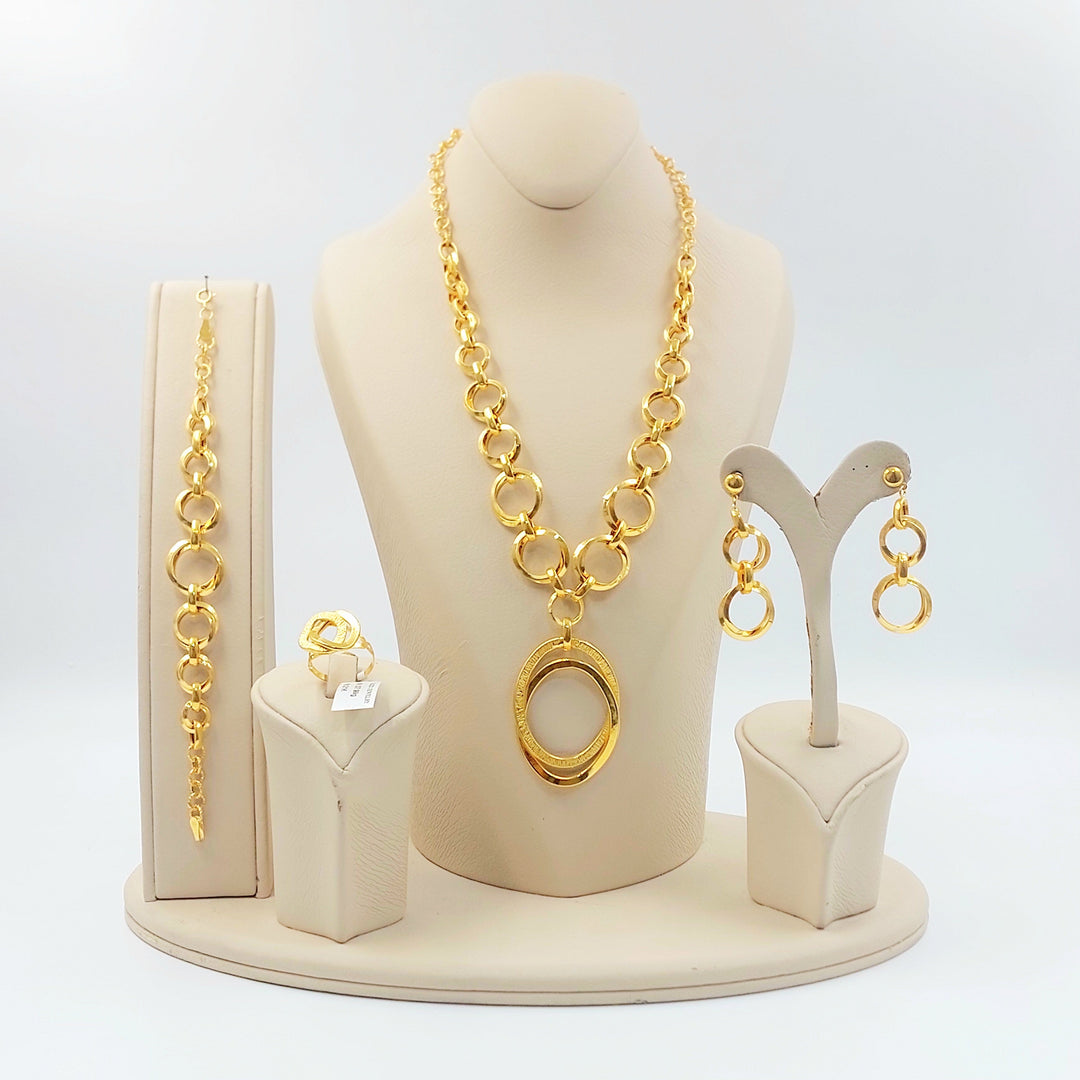 Deluxe Taft Set Made of 21K Gold by Saeed Jewelry 