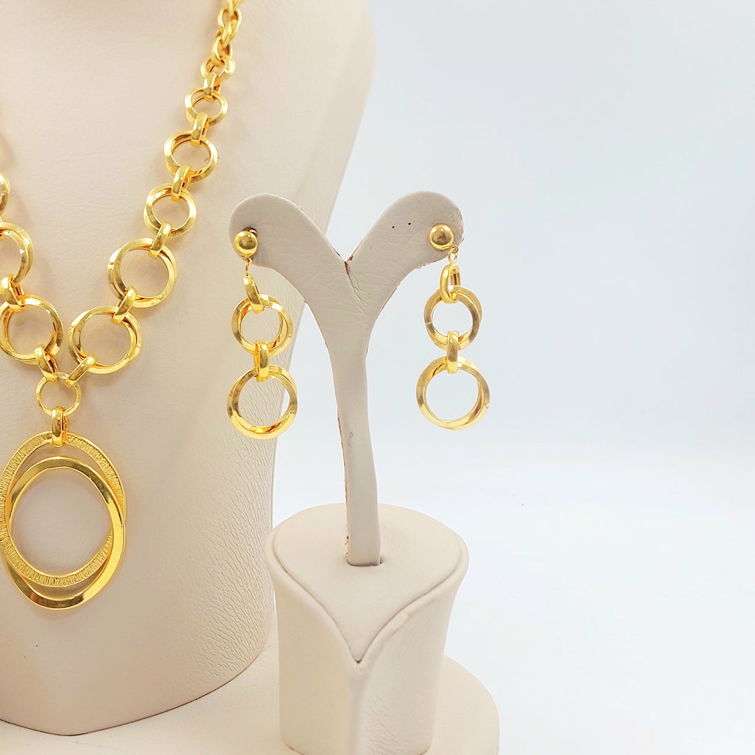 Deluxe Taft Set Made of 21K Gold by Saeed Jewelry 