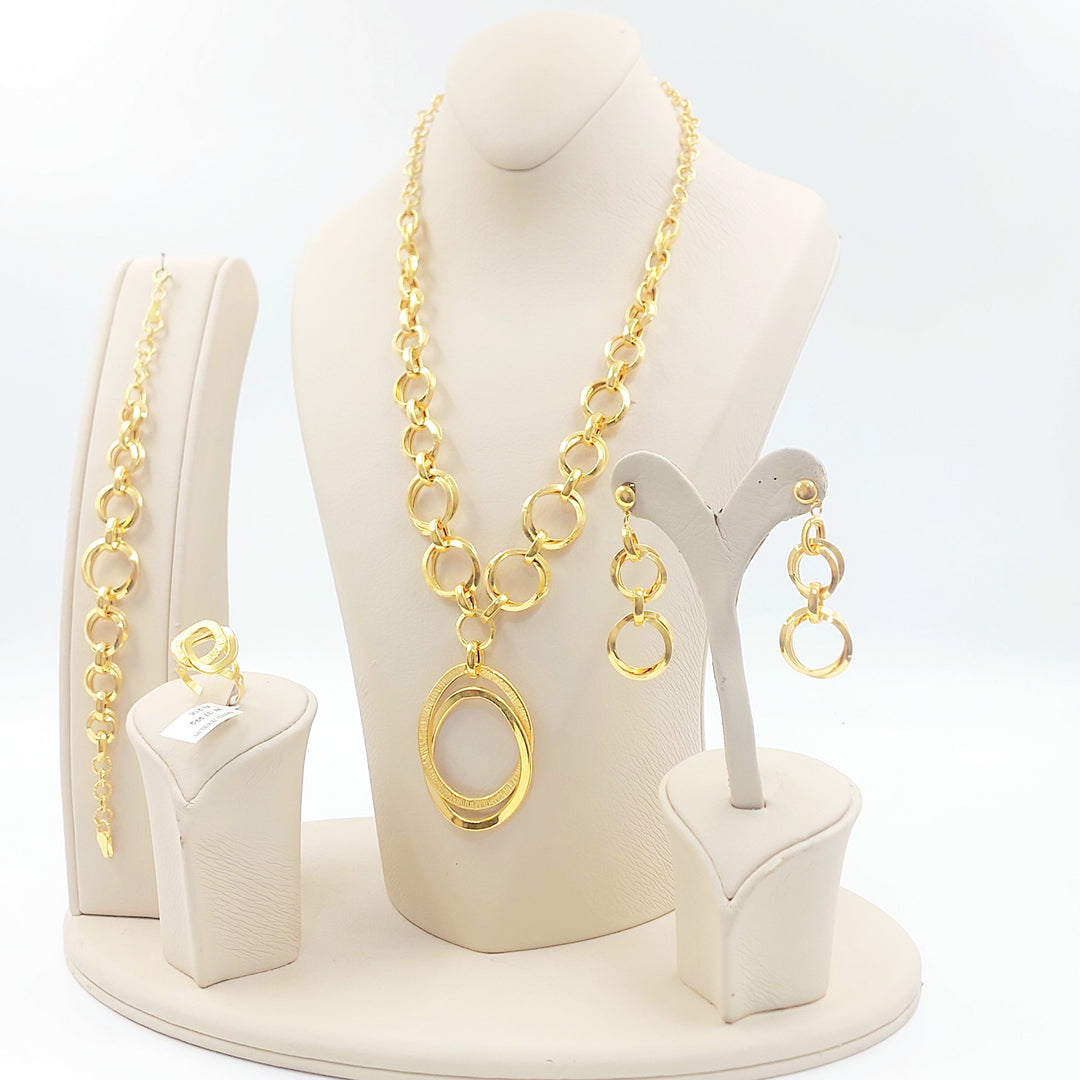 Deluxe Taft Set Made of 21K Gold by Saeed Jewelry 