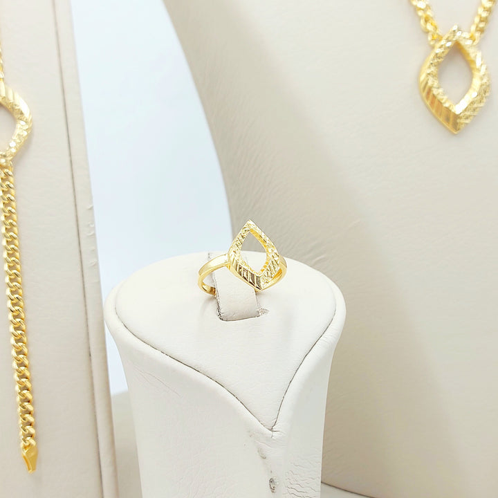 21K طقم دمعة اكسترا-مجوهرات الشيخ سعيد-Saeed Jewelry 