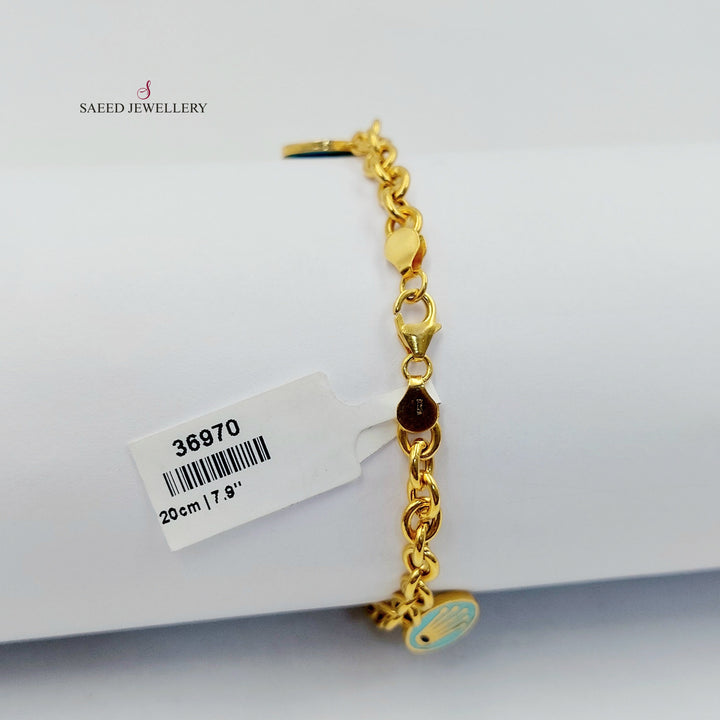 Infinite Set Made of 21K Gold by Saeed Jewelry 