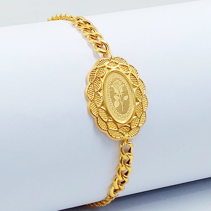 Ounce Set Made of 21K Gold by Saeed Jewelry 