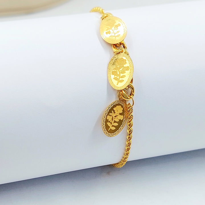 Ounce Set Made of 21K Gold by Saeed Jewelry 