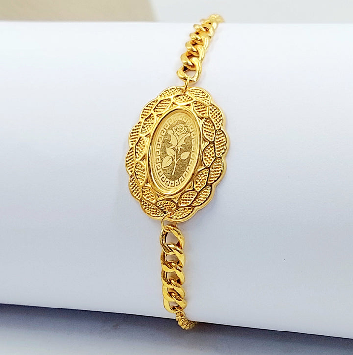 Ounce Set Made of 21K Gold by Saeed Jewelry 