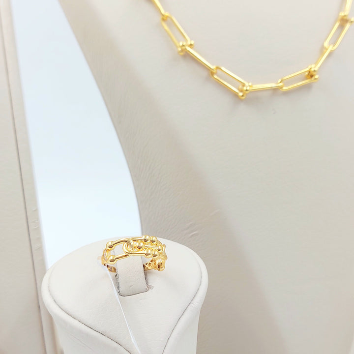 21K طقم بيبر كليب-مجوهرات الشيخ سعيد-Saeed Jewelry 