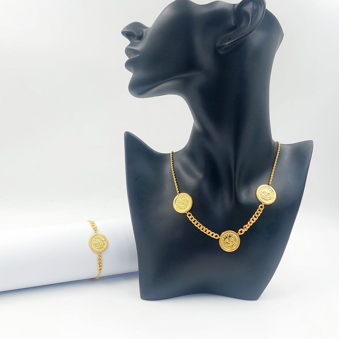 21K طقم رشادي-مجوهرات الشيخ سعيد-Saeed Jewelry 