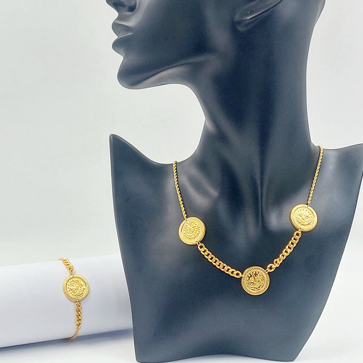 21K طقم رشادي-مجوهرات الشيخ سعيد-Saeed Jewelry 