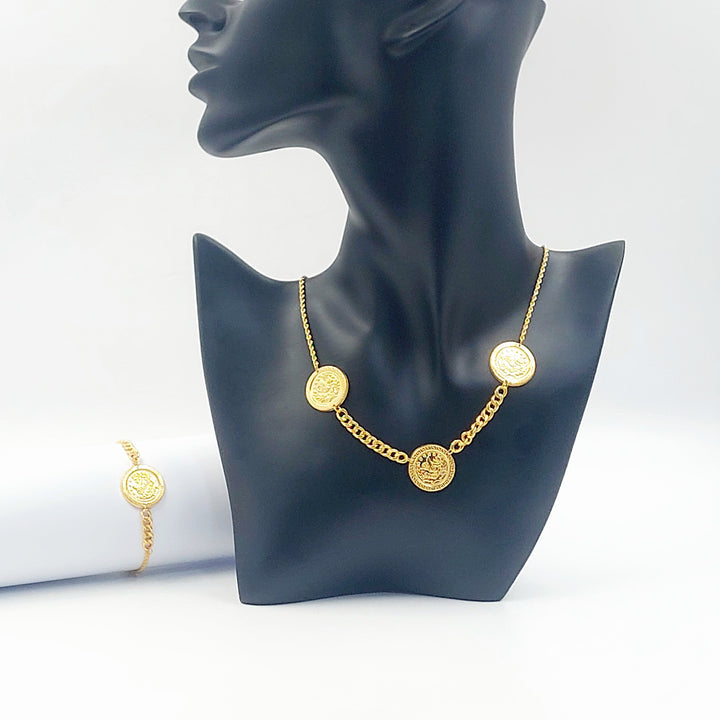 21K طقم رشادي-مجوهرات الشيخ سعيد-Saeed Jewelry 