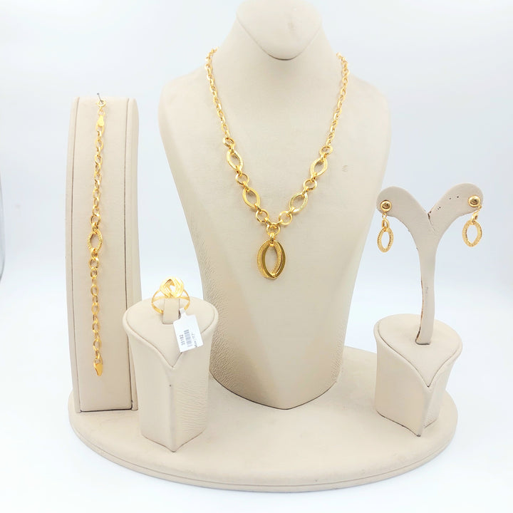 Taft Set Made of 21K Gold by Saeed Jewelry 