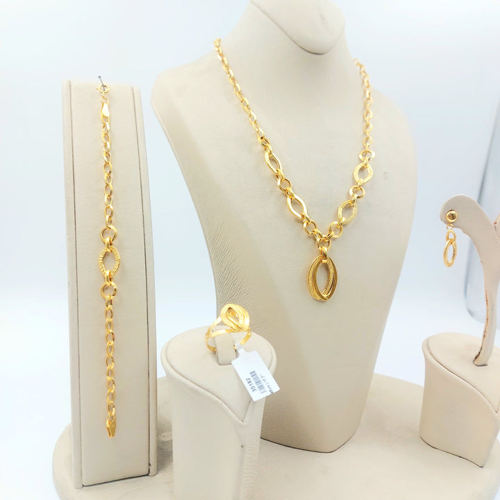 Taft Set Made of 21K Gold by Saeed Jewelry 