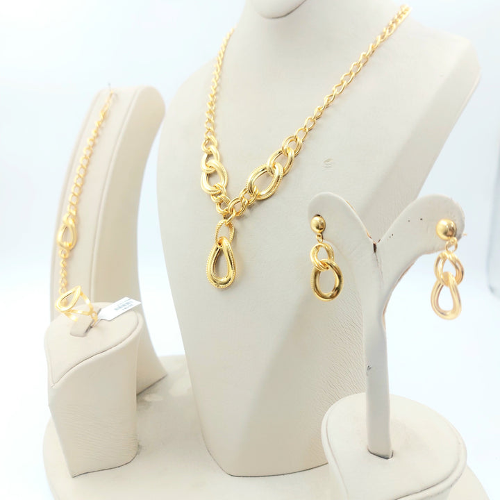 Taft Set Made of 21K Gold by Saeed Jewelry 
