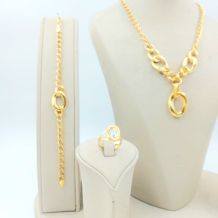 Taft Set Made of 21K Gold by Saeed Jewelry 