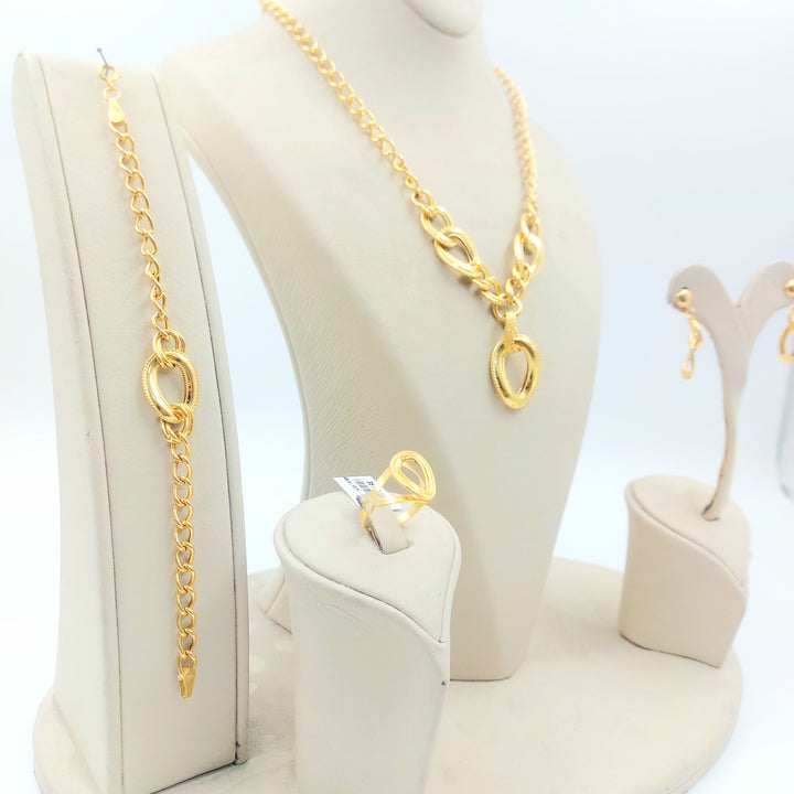 Taft Set Made of 21K Gold by Saeed Jewelry 