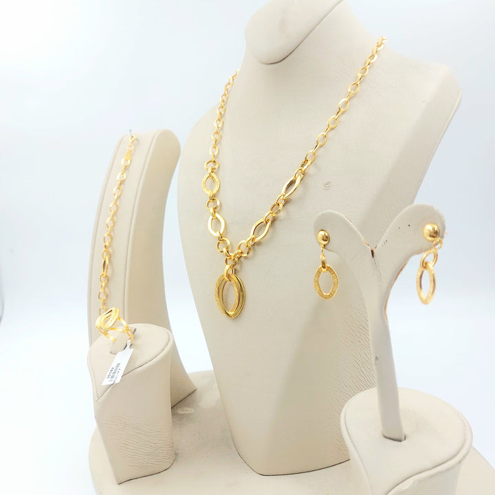 Taft Set Made of 21K Gold by Saeed Jewelry 