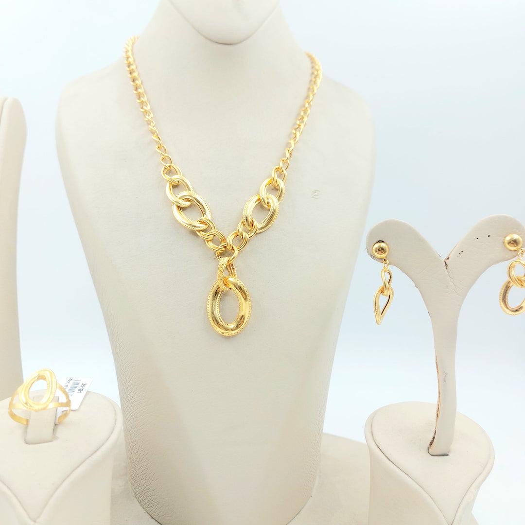 Taft Set Made of 21K Gold by Saeed Jewelry 