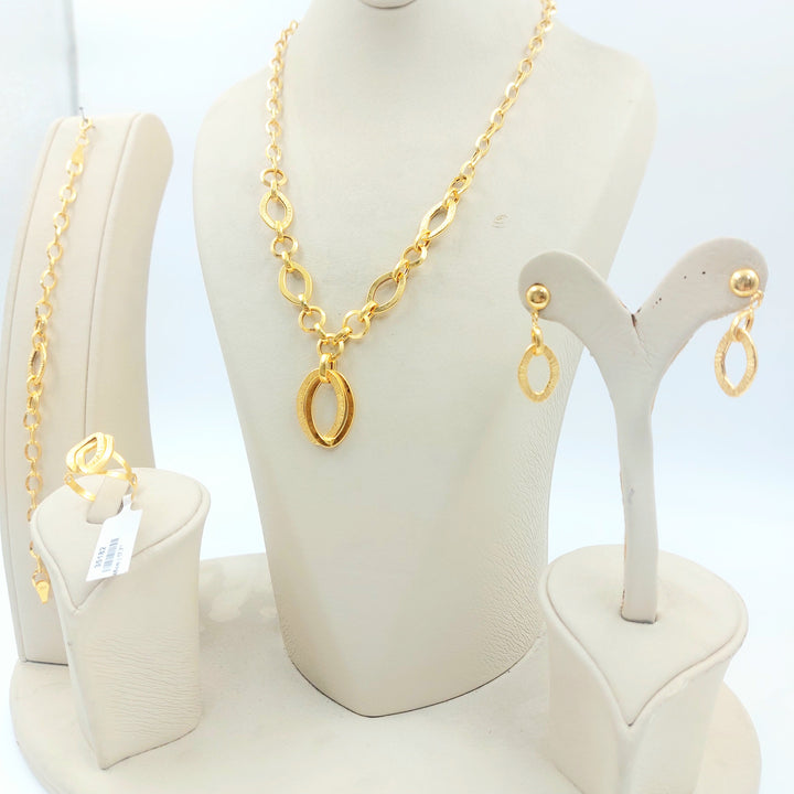 Taft Set Made of 21K Gold by Saeed Jewelry 
