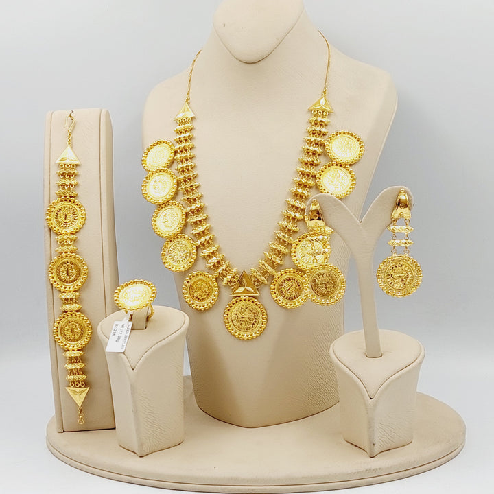 21K Gold Deluxe Rashadi Set by Saeed Jewelry - Image 6