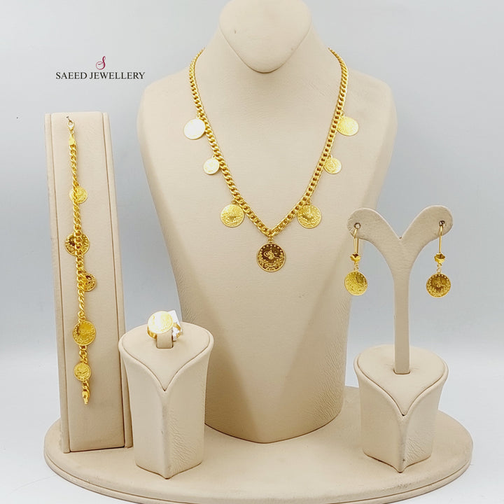 21K Gold Rashadi Dandash Set by Saeed Jewelry - Image 1