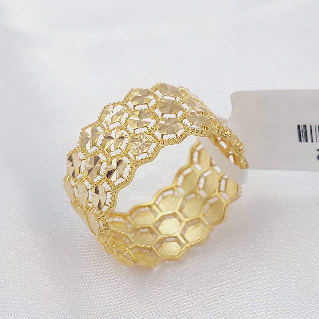 21K ذبلة خلية النحل-مجوهرات الشيخ سعيد-Saeed Jewelry 