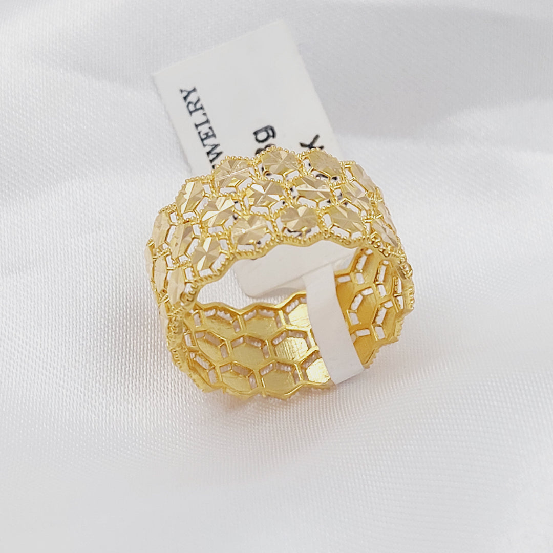 21K ذبلة خلية النحل-مجوهرات الشيخ سعيد-Saeed Jewelry 