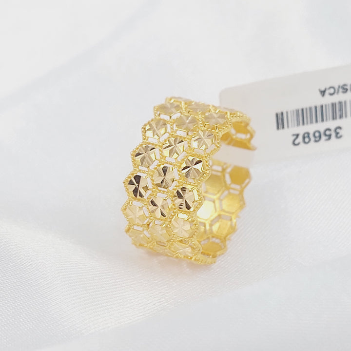 21K ذبلة خلية النحل-مجوهرات الشيخ سعيد-Saeed Jewelry 