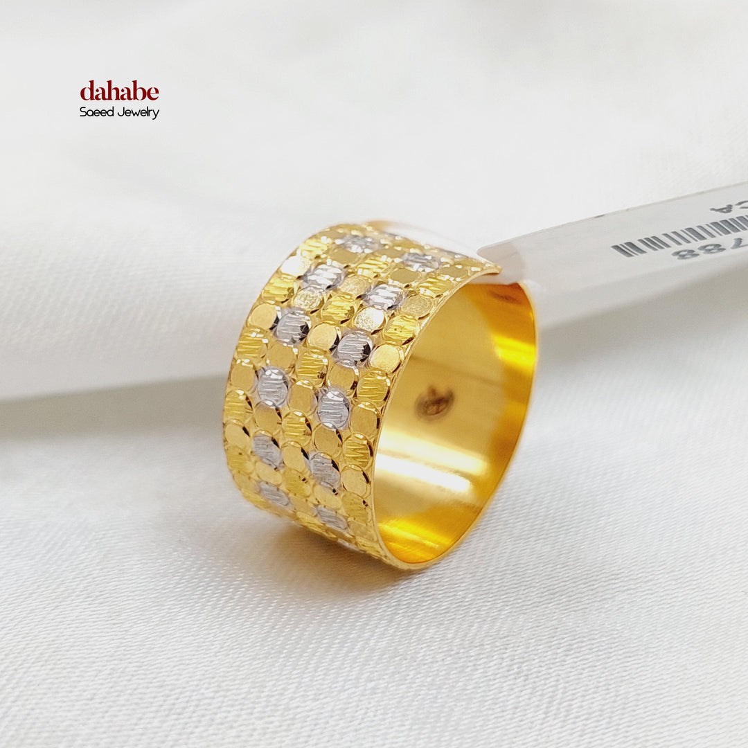 Number 32780 Deluxe CNC Wedding Ring – Saeed Jewelry
