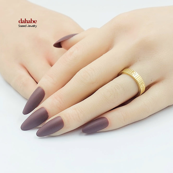 21K ذبلة فيجارو اكسترا-مجوهرات الشيخ سعيد-Saeed Jewelry 