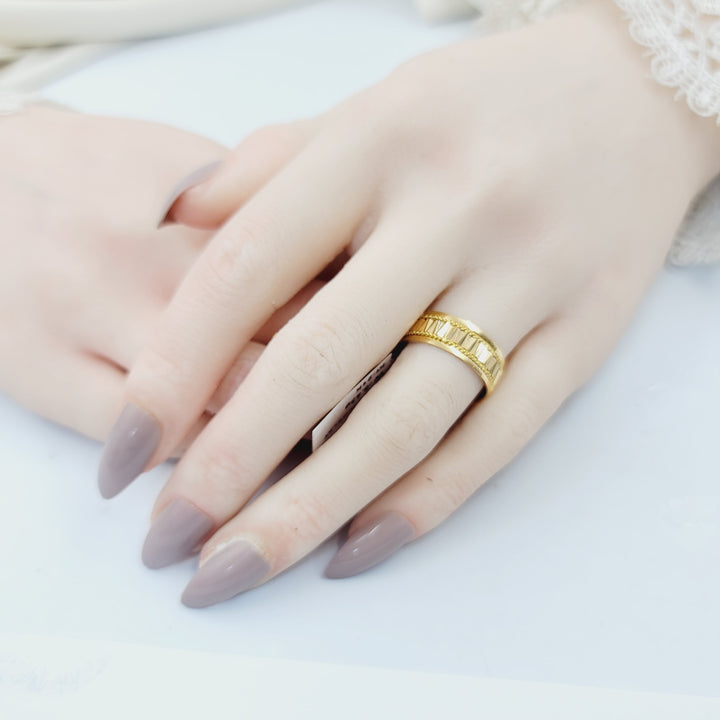 21K ذبلة سي ان سي جدل-مجوهرات الشيخ سعيد-Saeed Jewelry 