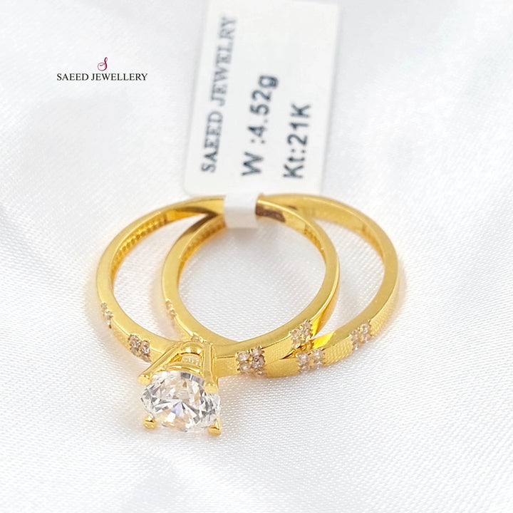 21K ذبلة تونز مرصع-مجوهرات الشيخ سعيد-Saeed Jewelry 