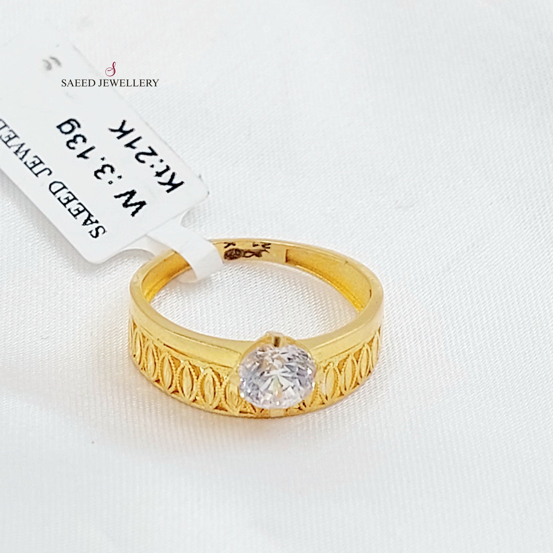 21K ذبلة تونز مرصع-مجوهرات الشيخ سعيد-Saeed Jewelry 