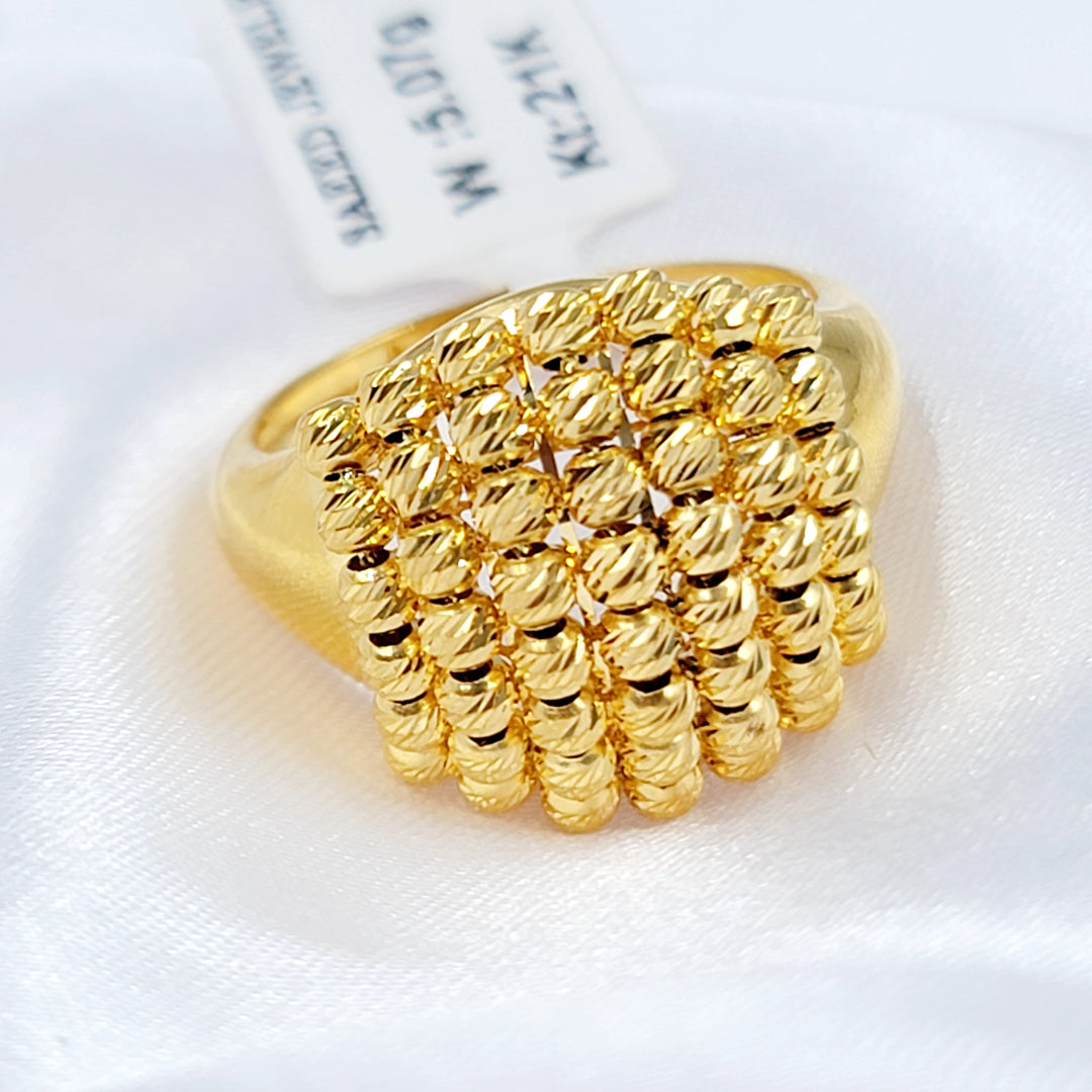 Balls Ring Made of 21K Gold by Saeed Jewelry 